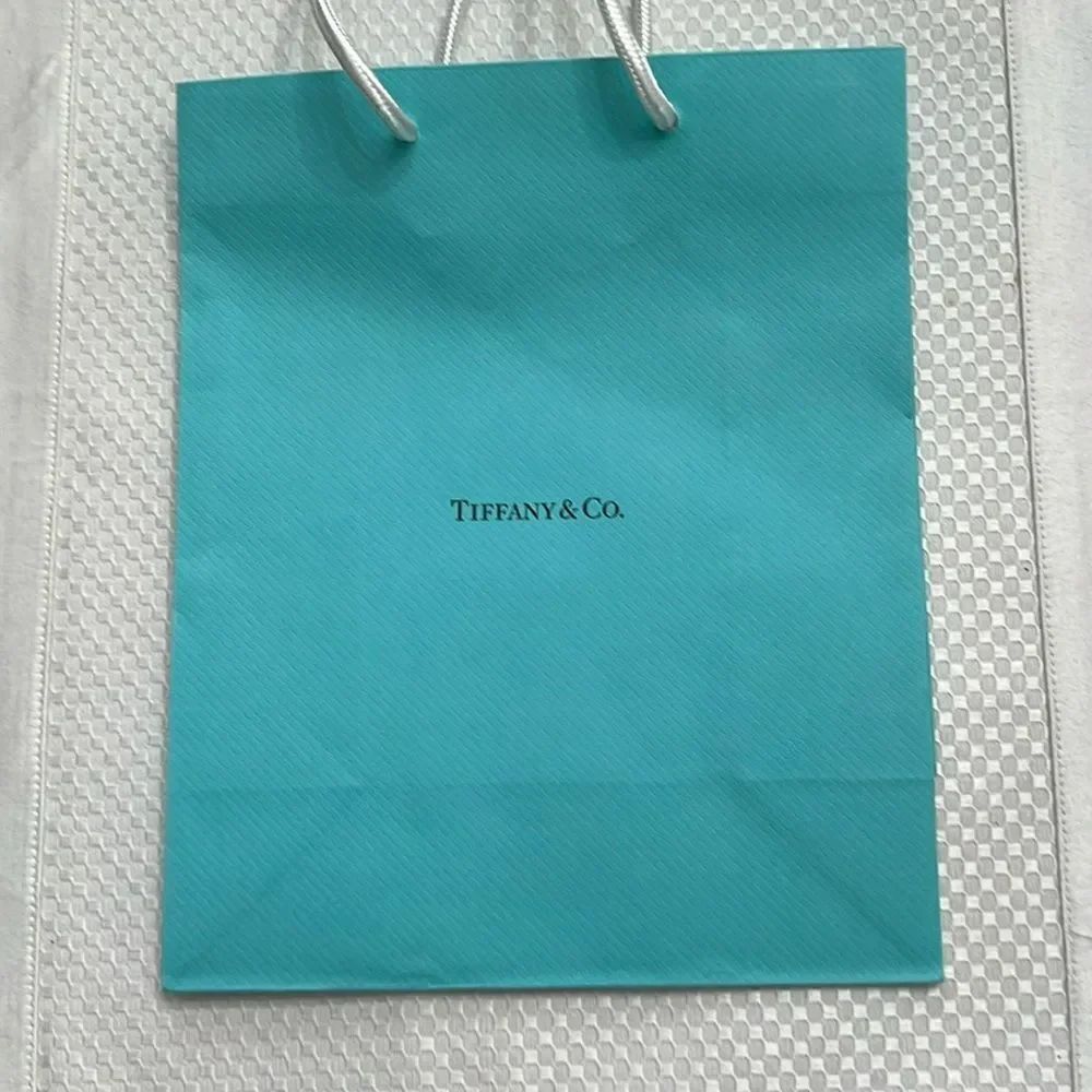 Tiffany & Co. Blue Gift Bag EUC see photos for measurements